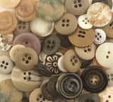 Buttons Galore Haberdashery Button, Natural