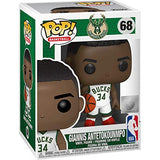 Funko Giann i s Antetokounm p o [Buck s] Pop! Sports Vinyl Figure Bundle with 1 Compatible 'ToysDiva' Graphic Protector (068 - 46632 - B)