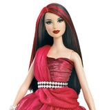 Barbie All Dolled Up STARDOLL Brunette Doll Red Dress - Mix and Match Trendy, Original Fashions and Accessories