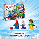 LEGO Marvel Spidey and His Amazing Friends Spider-Man at Doc Ock’s Lab 10783 Building Kit; Super-Hero Playset with Spider-Man, a Vehicle and 2 Other Minifigures; Gift for Kids Aged 4+ (131 Pieces)