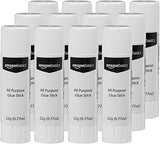 AmazonBasics All Purpose Washable Glue Sticks, 0.77-oz. sticks, 12-Pack