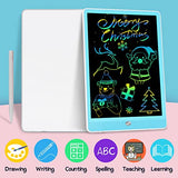 loka LCD Writing Tablet 10.5 Inch,Erasable and Reusable Writing Board,Colorful Drawing Tablet,Writing Tablets Suitable for Boys and Girls Aged 3-8,Best Intellectual Toys. (Blue White)