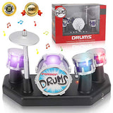 Liberty Imports Electronic Mini Finger Drum Desktop Novelty Set with Sounds and Lights