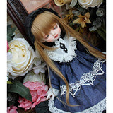 XSHION 1/3 BJD Doll Clothes Set, Vintage Graffiti Lined Dress Costume Outfit Set for 1/3 Ball Jointed Doll Clothes Dress Up Accessories