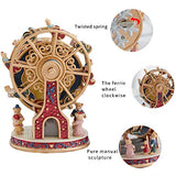 LOVE FOR YOU Rotating Ferris Wheel Bear Music box Exquisite gift Music Box for women Girls Boys mom kids Valentines gift birthday gift（Melody:Castle in The Sky）