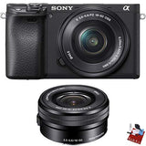 Sony Alpha a6400 Mirrorless Digital Camera with 16-50mm Lens Combo