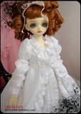 1/4 DOD, MSD, BJD Doll Clothes Dress/White Lotus