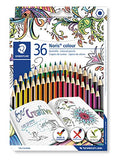 Noris Colour 185 – Double Layer Cardboard Case 36 Assorted Colouring Pencils – Adult Colouring