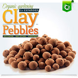 Organic Expanded Clay Pebbles Grow Media - Orchids • Hydroponics • Aquaponics • Aquaculture Cz Garden (4 LBS Organic Cz Garden Expanded Clay Pellets)