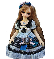 Kissprom 1/3 1/4 1/6 Vintage SD BJD DD Doll Lace Clothes Dress Full Skirt