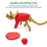Creativity for Kids Create with Clay Dinosaurs - Build 3 Dinosaur Figures with Modeling Clay