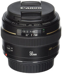 Canon EF 50mm f/1.4 USM Standard & Medium Telephoto Lens for Canon SLR Cameras - Fixed (Certified