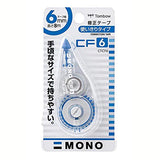 Tombow Mono Correction Tape, 6mm X 8m, White (CT-CF6)