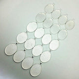 IGOGO 20 PCS Oval Pendant Trays Pendant Blanks Cameo Bezel Cabochon Settings - 30x40 mm Silver