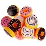 Liberty Imports 12 Piece Assorted Fake Donuts Pretend Play Toy Faux Doughnuts Food Set for Kids