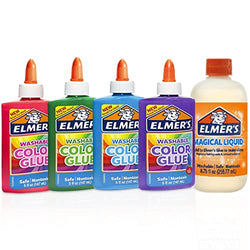 Slime Kit - Slime Kit for Girls Includes Slime Activator, 4 Color Glue - Ultimate Elmers Slime KIt for Kids, Slime Supplies for Slime Making Kit