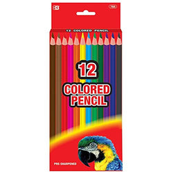 Color Pencils in Assorted Colors - 12 Count (24 boxes)