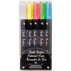 Erasable Chalk Markers by American Crafts | set of 5 markers, various colors