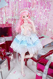 Dream Fairy Fortune Days Original Design 60 cm BJD Like Dolls(Chinese New Year Edition), Series 26 Joints Doll Named Piggy Girl, Doll with Exquisite Clothes as Best Gift for Girls (TSZ)