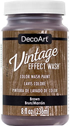 DecoArt Vintage Effect Wash 8oz, Brown