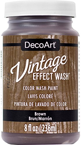 DecoArt Vintage Effect Wash 8oz, Brown