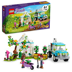 LEGO Friends Tree-Planting Vehicle 41707 Building Kit; with Tree Toys, a Greenhouse and Truck; Gift for Ages 6+ (336 Pieces)