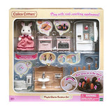 Calico Critters Playful Starter Furniture Set, Toy Dollhouse Furniture and Accessories Set with Figure Included