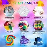 32 Colors Tie Dye Kit for Kids, Adults, Non-Toxic One Step Fabric Dye Shirt Dye Tie-dye Kits for Fabric Textile Art, Perfect for Girls Boys Family Friends Party Groups DIY Projects, Just Add Water!