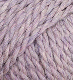 100% Baby Alpaca Yarn Wool Set of 3 Skeins Lace Worsted Bulky/Chunky Weight - Heavenly Soft and Perfect for Knitting and Crocheting (Heather Lilac, Bulky/Chunky)