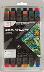 Zig Deep Colors Kurecolor Twin WS Marker Set 12/Pkg