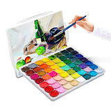Gouache Paint Set, 56 Colors x 30ml Unique Jelly Cup Design in a Carrying Case Perfect for Artists, Students, Gouache Opaque Watercolor Painting
