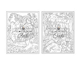 Fairy Life Coloring Book: An Adult Coloring Book Featuring Beautiful Fairies, Magical Fantasy Scenes and Relaxing Animal and Nature Patterns