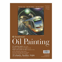 Strathmore 400 Series Oil Painting Pad, 9" x 12" Glue Bound, 10 Sheets per Pad
