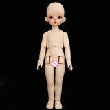 MLyzhe Children's Ball Jointed BJD Doll Creative Toys 1/6 Fashion Dolls Full Set Handmade Surprise Gift,Blackeyeball