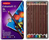 Derwent Colored Pencils, Colorsoft Pencils, Drawing, Art, Metal Tin, 12 Count (0701026)
