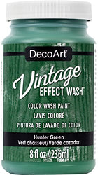 Decoart Vintage Effect Wash 8oz Hunter, Green