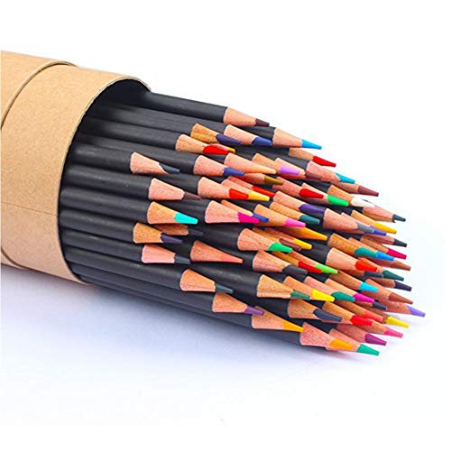 Soucolor 72-Color Colored Pencils for Adult Coloring Books Soft
