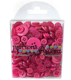 Buttons Galore Hand-Dyed Button, Brilliant Pinks