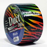 Duct Tape Zebra Print Designer Crafting Decorative Zebra Patterns - 1.88 inch. x 5 yd (Multi