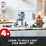 LEGO Star Wars at-ST 75332 Toy Building Set for Preschool Kids, Boys, and Girls Ages 4+ (87 Pieces)