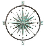 Design Toscano Winds Compass Rose Wall Sculpture, Verdigris