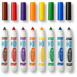 Crayola Broad Point Washable Markers - Pack of 2 (58-7808-2Pack), Includes 5 Color Flag Set