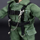 niannyyhouse Tactical Suit Vest Onesies 5 Colors Ob11 1/12 BJD Doll Clothes (Blue)