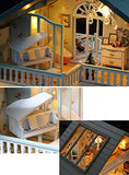 Flever Dollhouse Miniature DIY House Kit Creative Room with Furniture for Romantic Artwork Gift (New Zealand Queenstown)