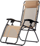 AmazonBasics Zero Gravity Chair - Beige