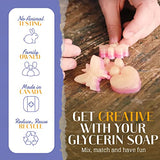 Kiss Naturals - Soap Making Kit for Kids with Organic Ingredients - STEM DIY Glycerin Soap Set: Soap, Molds, Natural Fragrances & More - Perfect for a Gift, Includes Cloth Bag - Makes 16 Soaps