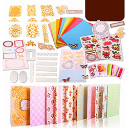 PICKME Greeting Card Making Kit DIY, Handmade Card Making Kits for Adults & Kids, Beautiful Love Assortment of Art Characters with Envelopes, Create Your Personalized Birthday Card & Thank You Card