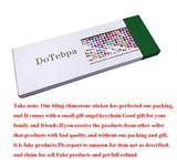 DoTebpa 4032 Pieces 6mm Colorful Bling Rhinestone Sticker Sheet Gem Diamond self Adhesive for Scrapbooking Embellishments and DIY Crafts ,Wedding,Decor