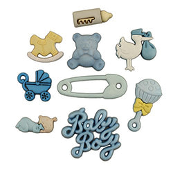 Buttons Galore Craft & Sewing Buttons - Baby Boy - 3 Pack