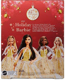 2023 Holiday Barbie Doll, Seasonal Collector Gift, Barbie Signature, Golden Gown and Displayable Packaging, Black Hair